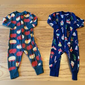 Seasonal Hanna Andersson Organic Cotton Zip Pajamas Bundle